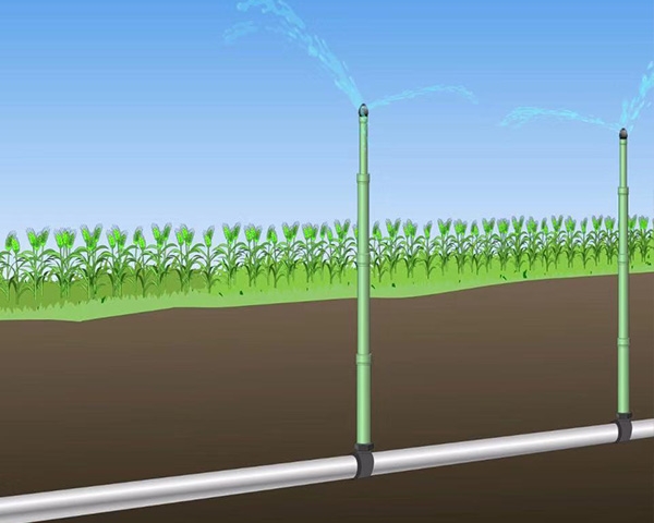 地埋式多节自动伸缩喷灌集成设备